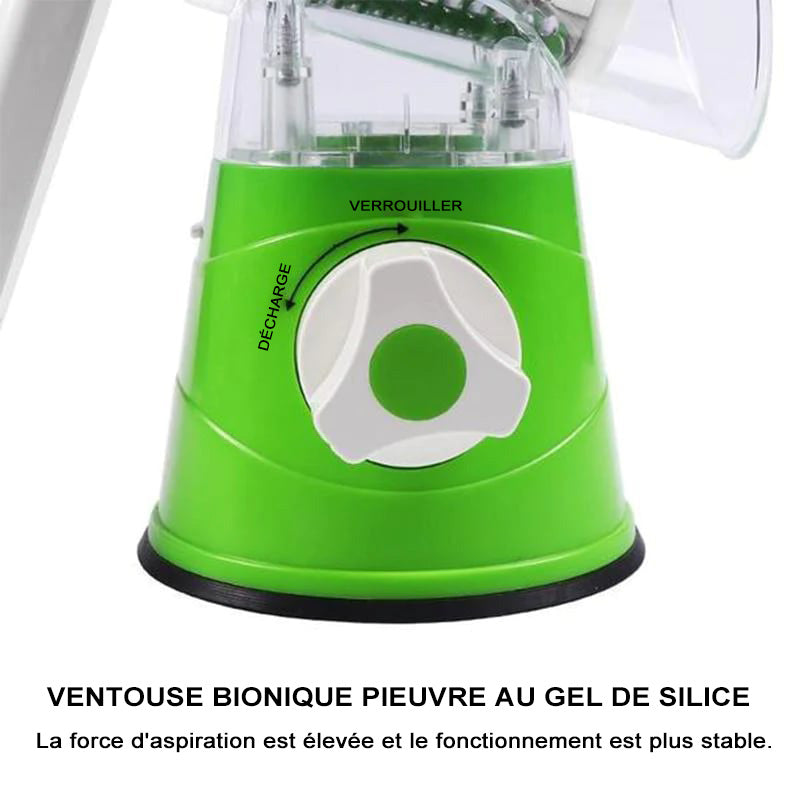 🧑‍🍳Artéfact de Cuisine🥳Râpe à Fromage Rotative 3 en 1 Coupe-légumes