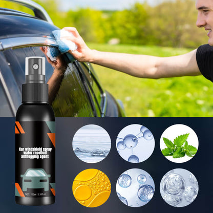 Agent anti-buée hydrofuge pour vitres de voiture