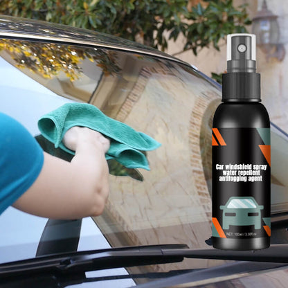 Agent anti-buée hydrofuge pour vitres de voiture