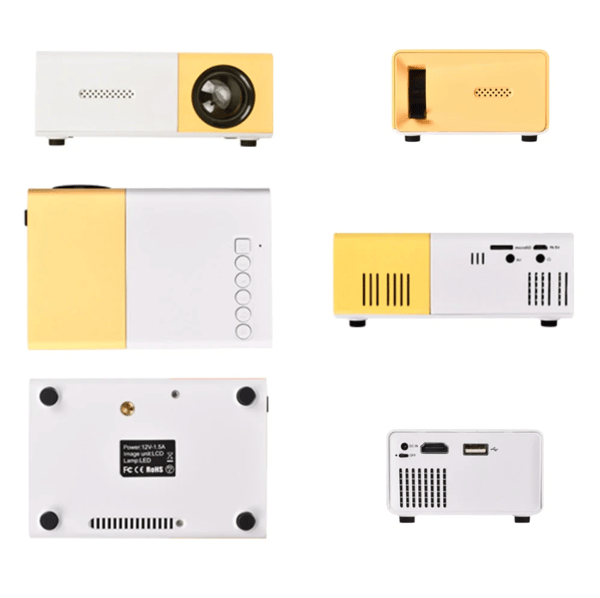 Mini Projecteur™️ 1080P (Audio AV USB compatible HDMI)