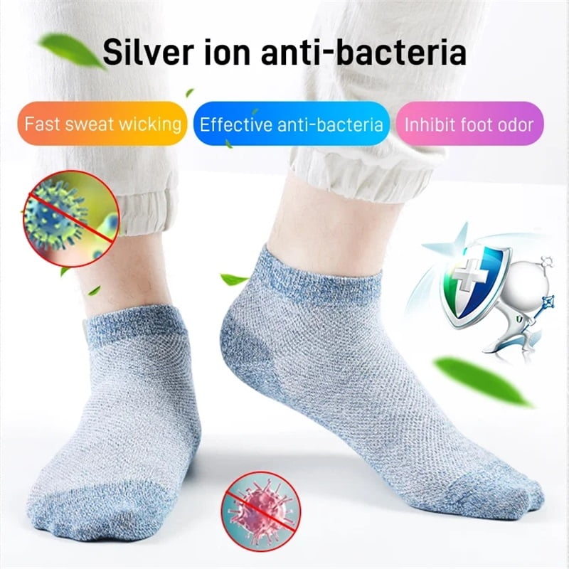 Chaussettes déodorantes antibactériennes respirantes pour